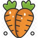 Carrots Vegetable Vegetarian Icon