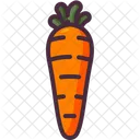 Carrots Organic Vegan Icon