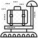 Carrusel De Equipaje Cinta Transportadora Cinta Transportadora De Aeropuerto Icono