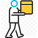 Carry Tote Put Across Icon