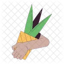 Carrying Houseplant Potted Plant Holding Gardener Hobby Icon
