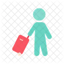 Carrying Luggage  Icon