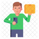 Carrying Parcel  Icon