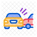 Collision Two Cars Icon