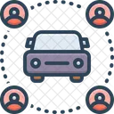 Carsharing  Icon