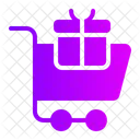 Cart Commerce And Shopping Gift Box Icon