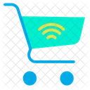 Smart Cart Smart Shopping Basket Automation Icon