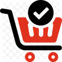 Cart Approved Cart Approval E Commerce Symbol