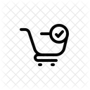 Cart Check Buy Shop Symbol