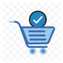 Cart Checked Cart Checklist Ecommerce Icon