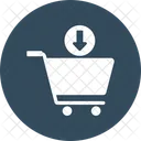 Cart download  Icon