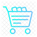 Cart Full Shopping Basket Shopping Bucket Icon