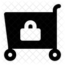 Cart Shopping Locked Icon