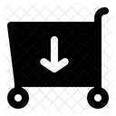 Cart Shopping Down Icon