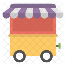 Cart Kiosk  Icon