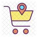 Mcart Location Map Cart Location Shopping Location Icon