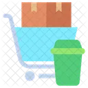 Basket Delete Shopping Icon