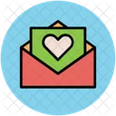 Carta Amor Envelope Icon