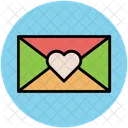 Carta Amor Envelope Icon