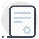 Carta Documento Costruttore Icon