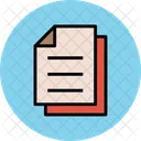 Carta Documento Ufficio Icon