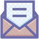 Envelope Carta Aberto Icon