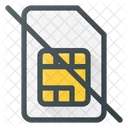 Carta Sim Errore Icon