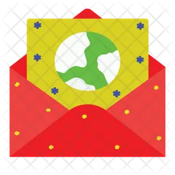 Carta Flag Icono