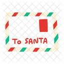 Carta a santa  Icono