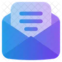 Carta De Correo Abierta Icon