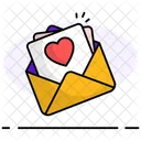 Carta De Amor Carta Mensaje Icono