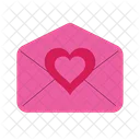 Carta De Amor Mensaje De Amor Romance Icono