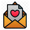 Carta de amor  Icono