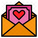 Carta De Amor Carta San Valentin Icono