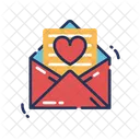 Carta De Amor Amor Correo Icono