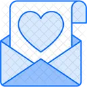 Carta de amor  Icono