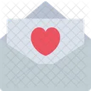 Carta De Amor Correo De Amor Mensaje De Amor Icono