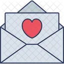 Carta De Amor Correo De Amor Mensaje De Amor Icono