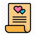 Carta de amor  Icono