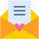 Carta De Amor Romantica Amor Icon