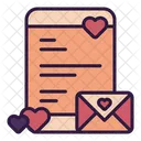 Carta de amor  Icono