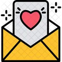 Carta De Amor E Mail Envelope Icon