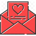 E-mail de carta de amor  Ícone