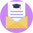 Carta de graduación  Icono