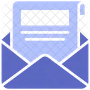 Carta de negocio  Icono