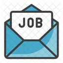 Carta De Trabajo Sobre De Trabajo Correo De Trabajo Icon