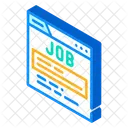 Trabalho Pesquisa Web Ícone