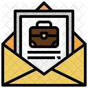 Carta de trabalho  Ícone