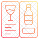 Carta De Vinos Icono