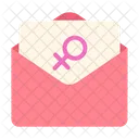 Carta do Dia da Mulher  Ícone